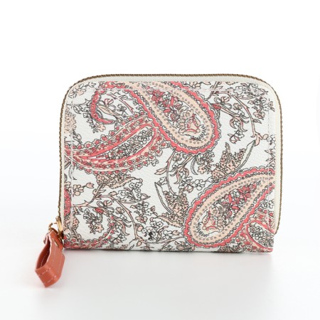 Women's wallet with lightning, white color-1