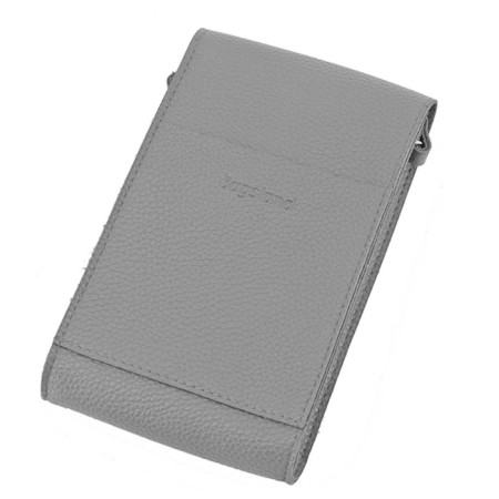 BT001-05140 bag, gray, genuine leather, 11x3x17 cm-1