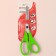 Portnovsky scissors, 7 ", 19 cm, green color