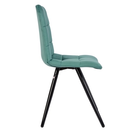 Dining stool Polini Home Berlin SM, mint-black color-2