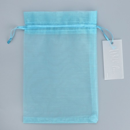 Boat Gift Organza Blue “Wave”, with a nameplate 16 x 24 cm +/- 1.5 cm-5