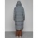 Coat insulated winter female, size 42, color gray