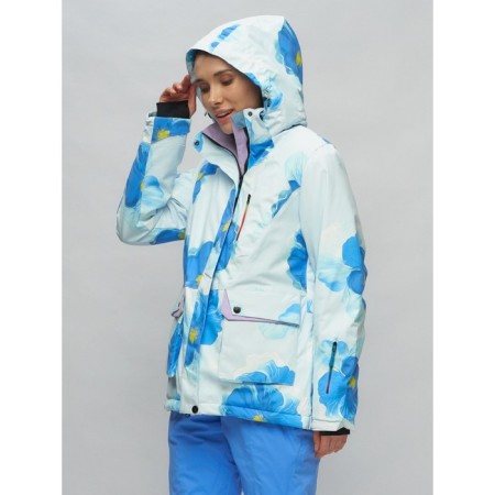 Ski suit female, size 42, blue color-28