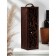 ADELICA “Lazio” wine box, 34 × 10.5 × 10.2 cm, dark chocolate color