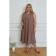 Sarafan female, size 56, brown color