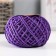 Yarn 100% juts "Softino Jute Colored" 50m ± 2m violet 50 g