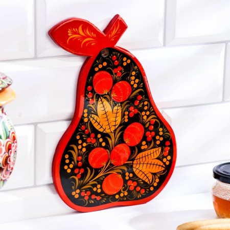 Groot board "Pear", Khokhloma-6