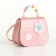 Baby bag on the valve, pink color