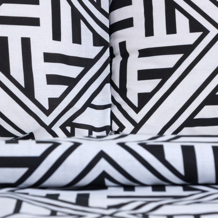 Bed linen 1.5 joint venture Lovelife “Ethnic pattern”: Crystiller 150x217cm+pillowcase 50x70cm-1pc, Poplin-3