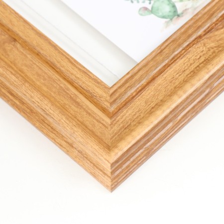 Photo frame plastic in 4 photos "simplicity" with clothespins 40x30 cm-1