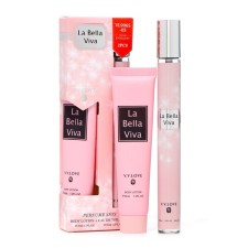 Perfume set women La Bella Viva: Toilet water, 35ml + body lotion, 35ml