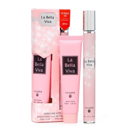 Perfume set women La Bella Viva: Toilet water, 35ml + body lotion, 35ml