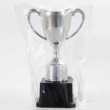 Cup 113, award figure, silver, plastic stand, 17.7 x 10.5 x 7.5 cm.-5