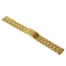 Solomon watch strap, 18 mm, metal, L-18 cm, gold