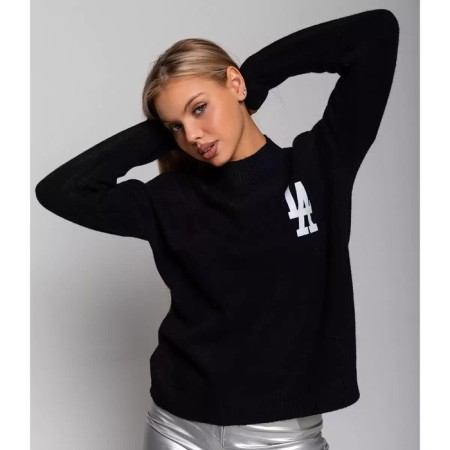 Female jumper, black color, size 44-48 (One size)-4