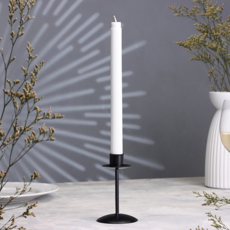 Bob Climber Metal for 1 candle, 7.4x12 cm, black