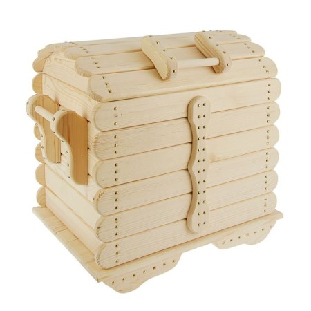 The chest "Robber" Figure, natural pine