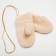 Women's mittens minku "Tender", rr 22cm, col. beige