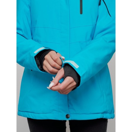 Ski suit female, size 48, blue color-10