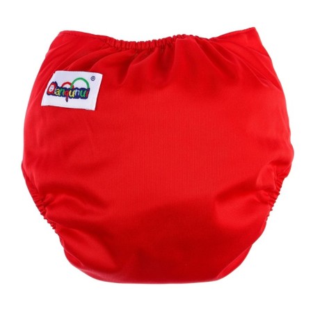 Reusable diaper, red color-4
