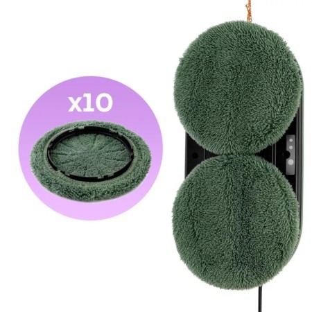 Robot Window Robi Kitfort KT-5189, 80 W, 5.5 min/m2, from battery, green-2