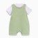 Set: T-shirt and overalls crumb I am Basic Line, height 80-86 cm, green