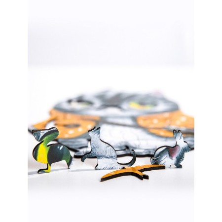 Figure puzzle “Cat in a jacket”, 53 parts, 20 × 25 cm-2