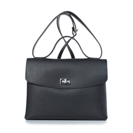 Female bag, artificial leather, 285x220x110 cm, black-1