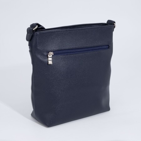 Bag-bodi Boda vita with a zipper, blue color-1