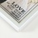 Multipher "Wedding" plastic, 2 photos (13x18 cm, 5.5x7.7 cm) cv. white
