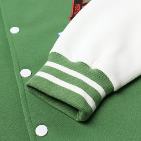 The male bomber is formed, the color is green, size 52 (2xl)-5