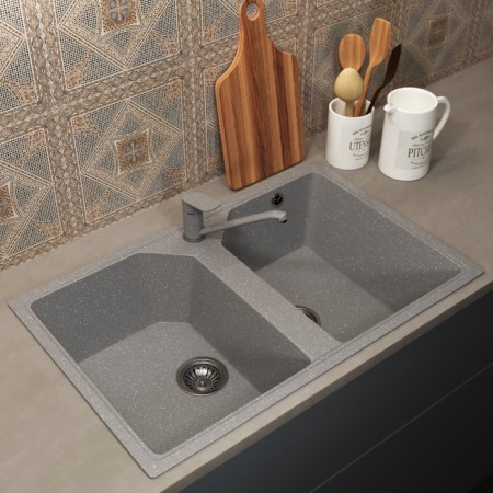Aperwood Economwood Autonous Autonomous Office, oval, color 003 Gray matte-2