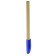 Ballic handle, 1.0 mm, blue rod, triangular gold housing