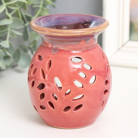 Aroma lamp ceramics "Flower pattern" mix 10.5x7.5x7.5 cm-2