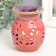 Aroma lamp ceramics "Flower pattern" mix 10.5x7.5x7.5 cm