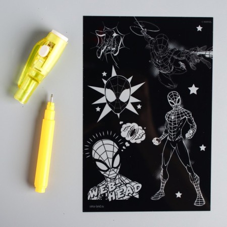 Set for drawing in the dark "Spider-Man: Magic of Light"-6