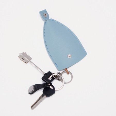 Key, length 11.5 cm, ring, blue color-2