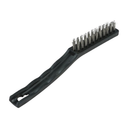 Car brush, 22 cm, metal bristles, black-1