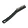 Car brush, 22 cm, metal bristles, black
