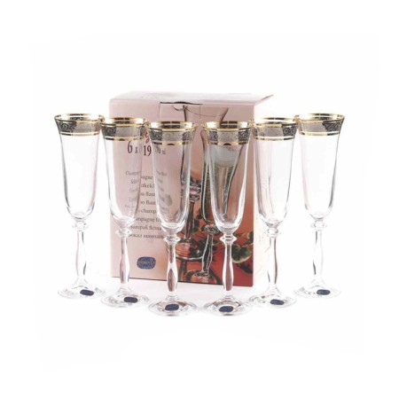 A set of glasses for champagne Amoroso, 190 ml, 6 pcs.-1
