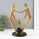 Polystone souvenir "Strength in unity" gold 12x17.5x26.5 cm