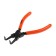 Sparta 183255 puller for internal stop rings, curved sponges, clamp, 150 mm