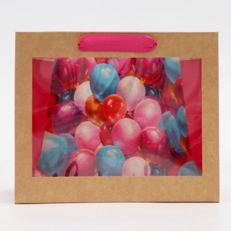 PVC PACT WINDER, "Festive balls", 24 x 11 x 20 cm-1