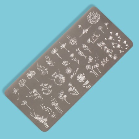 Stamping disk Metal "dandelion", 12 × 6 cm-1