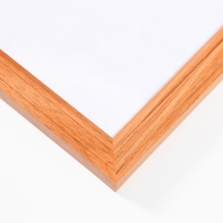 Photo frame wood 30x40 cm, No. 1, 17 mm, amber (plastic screen)-3