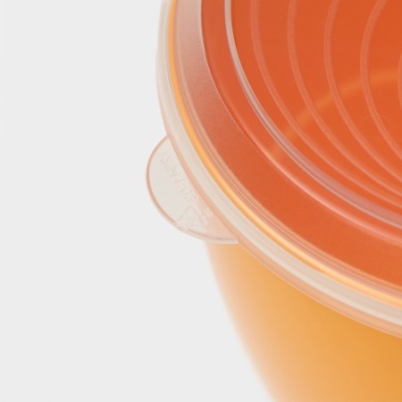Plastic broth with a vacuum lid, 720 ml, color mix-2