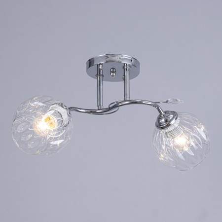 Closure ceiling dera 2x40W E27 chrome 46x19x22 cm-1