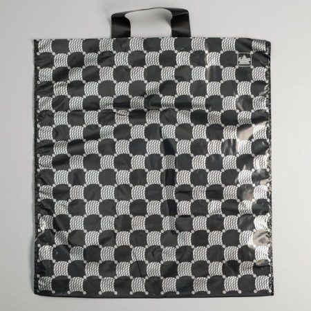 Polyethylene Silver Sot package with a loop pen, 40x44 cm, 43 μm