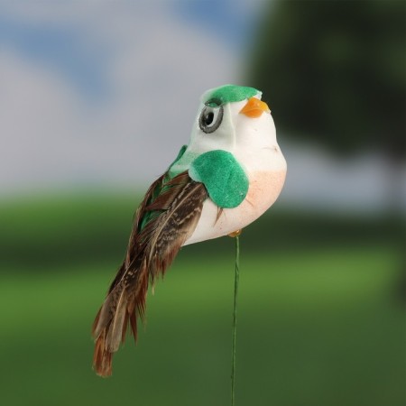 Plug "bird Blide Blue" 3x5cm/9cm, set 12pcs-2