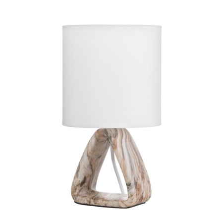 Camellia Table lamp E14 40W brown, white 27.5x15x15 cm-5